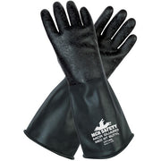 Gloves, MCR Guard, Small, Butyl, Black, 14 Inch L