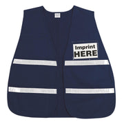 Poly, Cotton Safety Vest, 21" X 48", BLUE