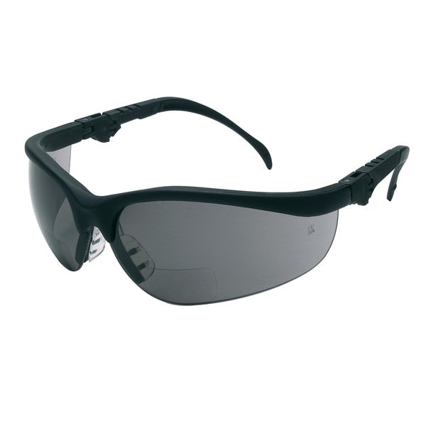 Safety Glasses, Klondike KD3 Series, Gray Lens, Gel Nose