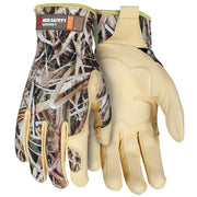 Mechanics Gloves, 2X-Large, Leather, Gold
