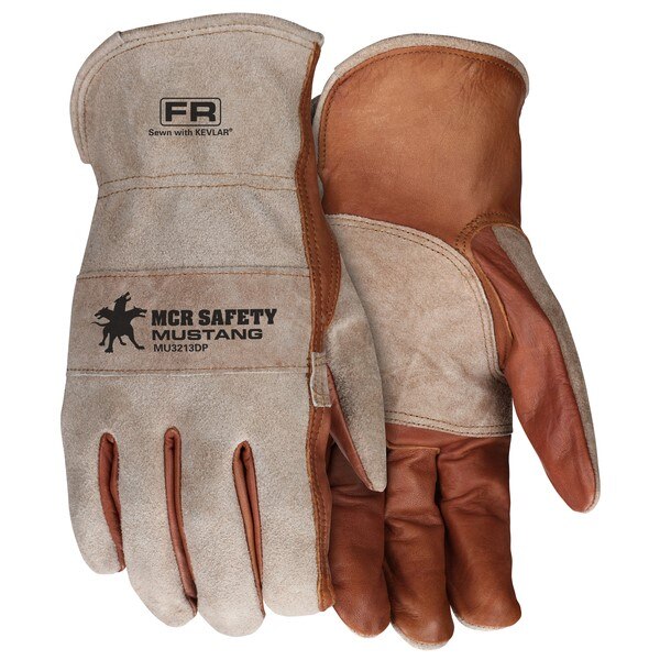 Drivers Gloves, Mustang, X-Large, Leather, Brown