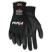 Cut Resistant Gloves, Ninja, Kevlar/Steel, X-Large, Black