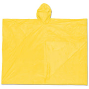Schooner, .10mm, PVC Disposable Poncho, Single Ply, Yellow