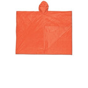 Schooner, .10mm, PVC Disposable Poncho, Single Ply, Orange