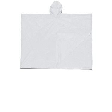 Schooner, .10mm, PVC Disposable Poncho, Single Ply, Clear