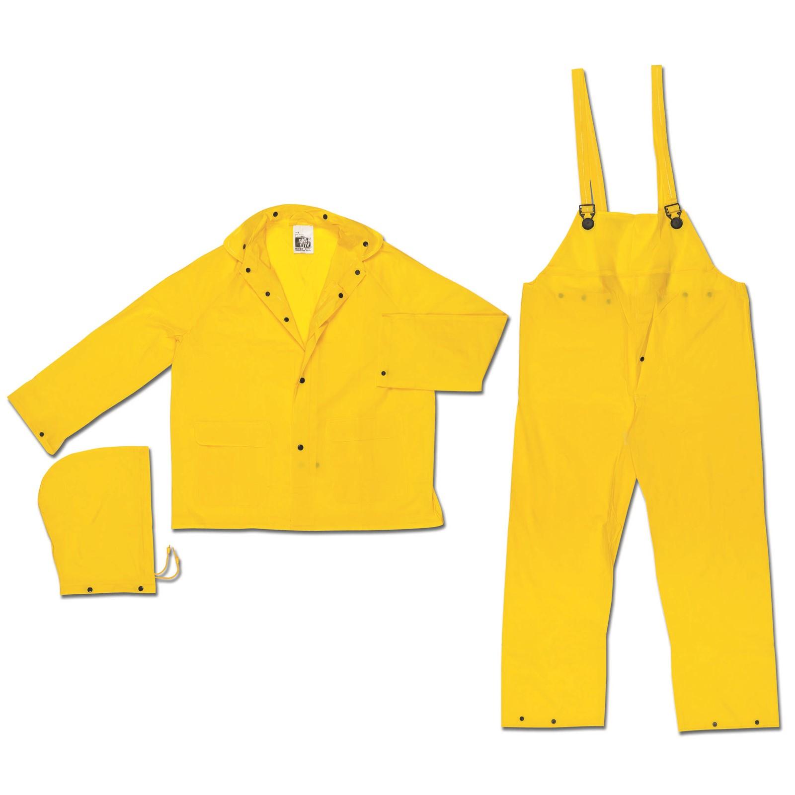 Squall, .20mm, Single Ply, PVC, Suit, 3 PC, Yellow