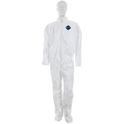 Coverall with Collar, DuPont Tyvek, X4, White, 66 Inch Chest