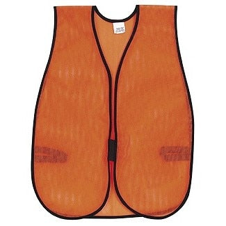 Poly, Mesh Safety Vest, ORANGE