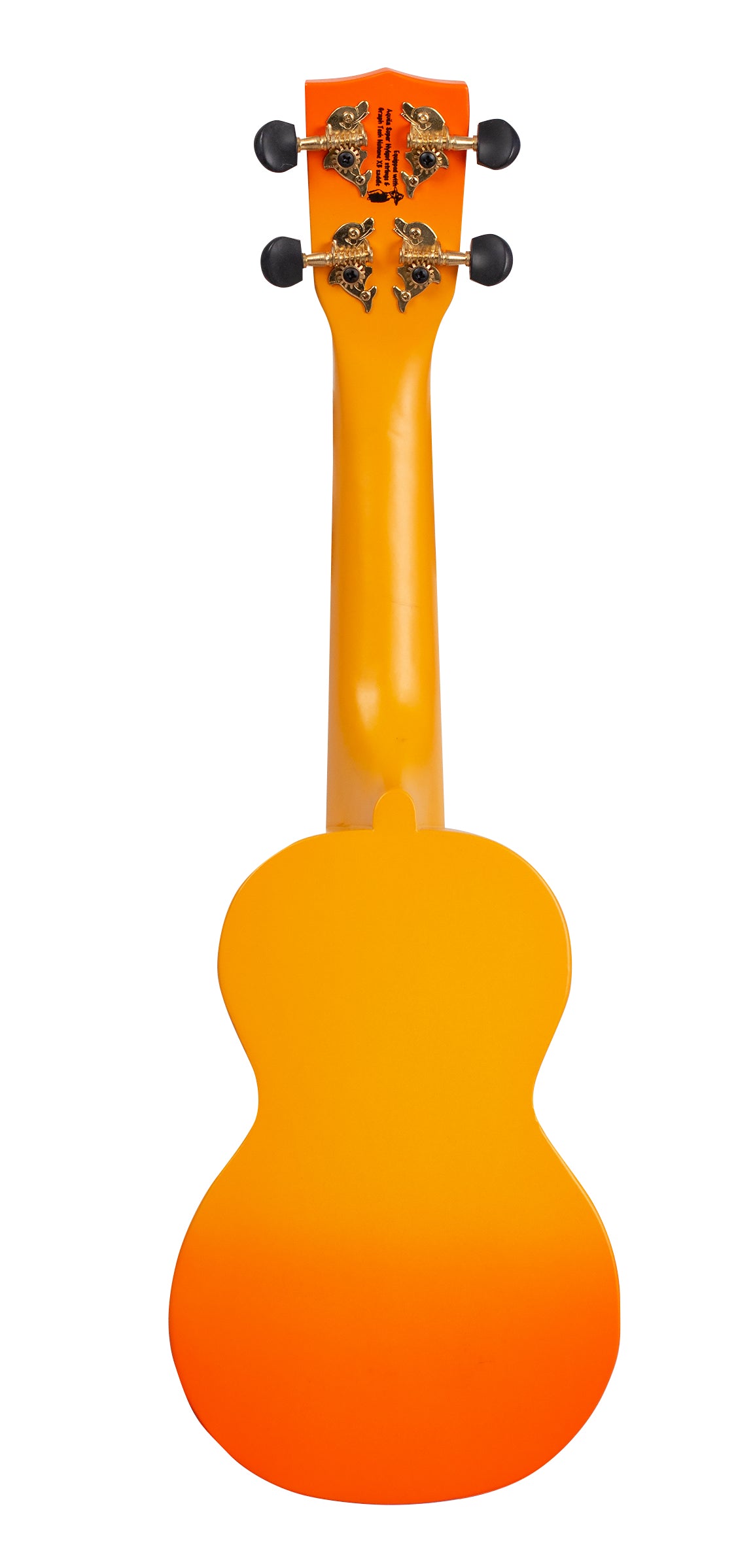 Mahalo MD1-HAORB Hibiscus Soprano Ukulele. Orange Burst