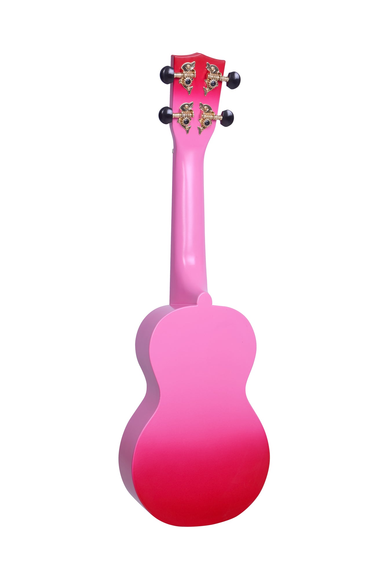 Mahalo MD1-HBRDB Hibiscus Soprano Ukulele. Red Burst