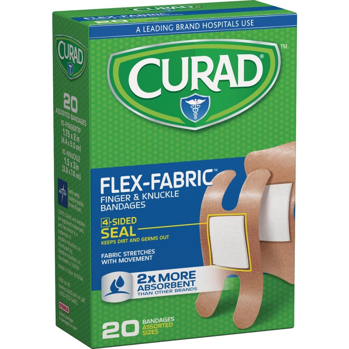CUR45246RB Curad Assorted Size Flex Bandages, (20 Ct.)