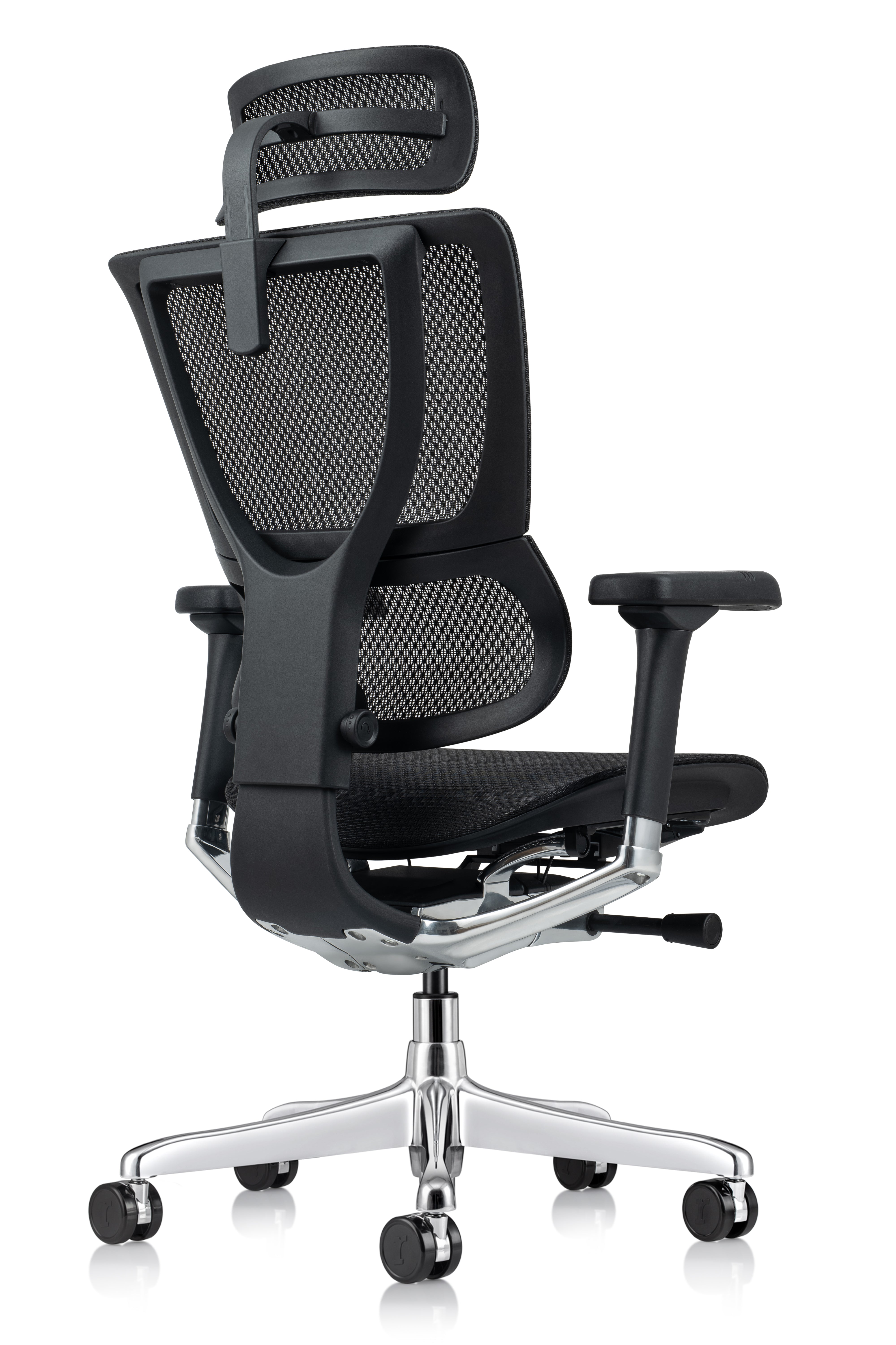 Ergohuman Xtreme: Single-Mechanism Adaptive Office Chair - Black Mesh