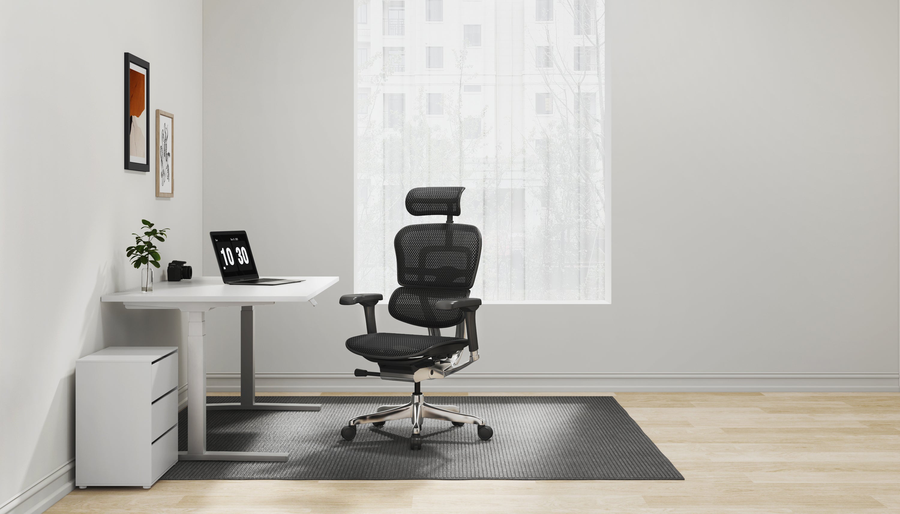 Ergohuman GEN2 High All Mesh - Black Mesh