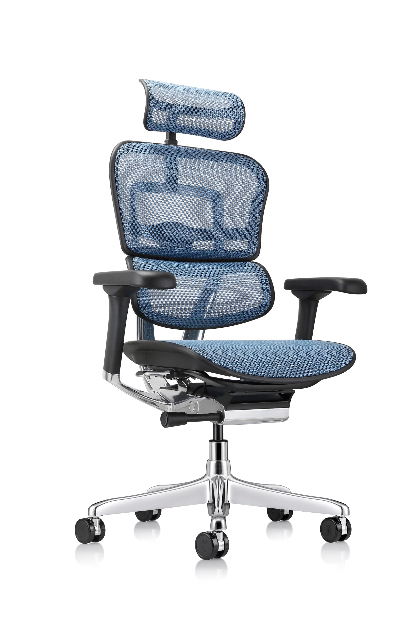 Ergohuman GEN2 High All Mesh - Blue Mesh