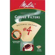 624602 Melitta #4 Cone 8-12 Cup Brown Coffee Filter (100-Pack)