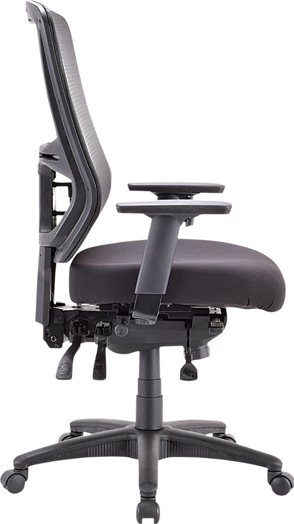 Apollo II Multi/Function High Back(With Adjustable Lumbar Pad) Office Hair - Black