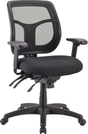 Apollo II Multi/Function Office Chair With Seat Slider - Dove Black