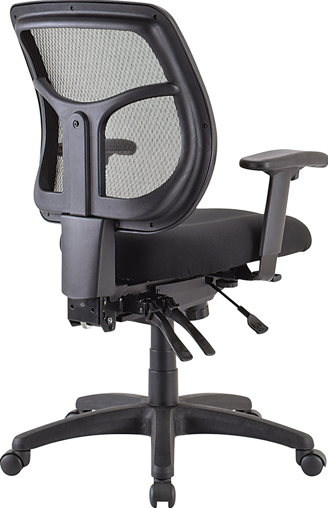 Apollo II Multi/Function Office Chair With Seat Slider - Dove Black