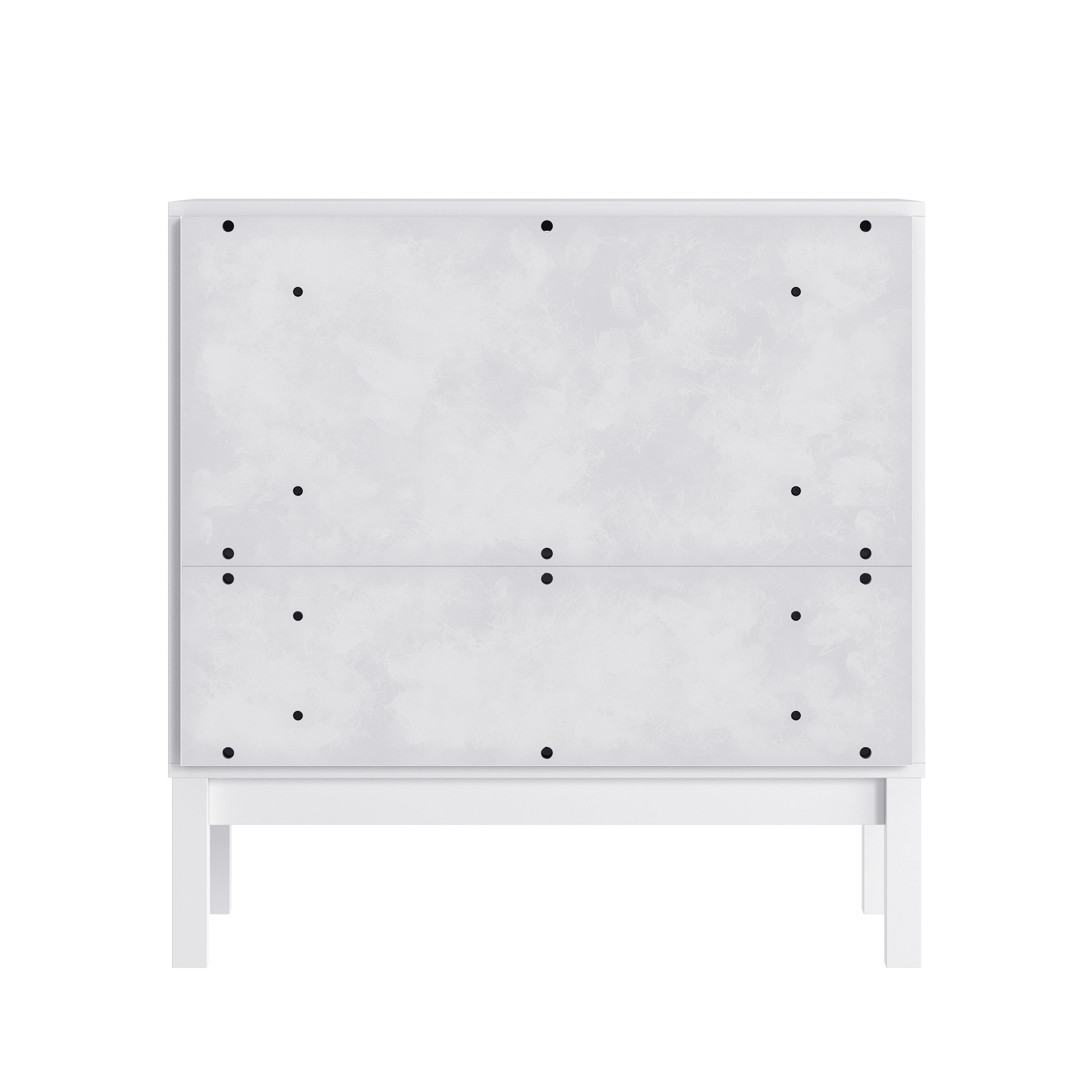 Dallas Wooden 3-Drawer Dresser for Bedroom, Chest of Drawers for Kids in White