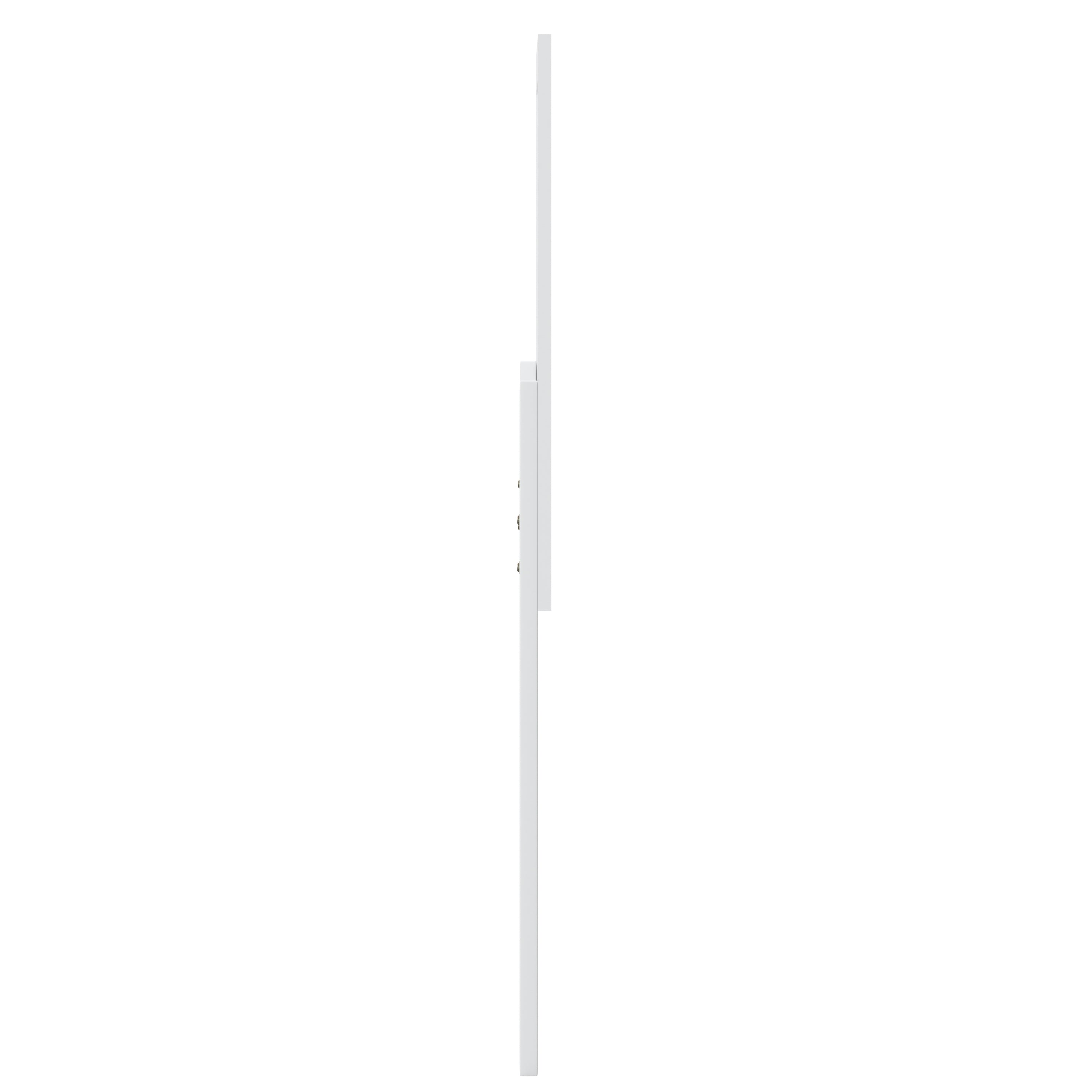 Oliver King Size Four Panel Wooden Adjustable Headboard for Universal Metal Bed Frames in White