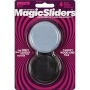 Magic Sliders 2-3/8 In. Concave Round Furniture Glide,(4-Pack)