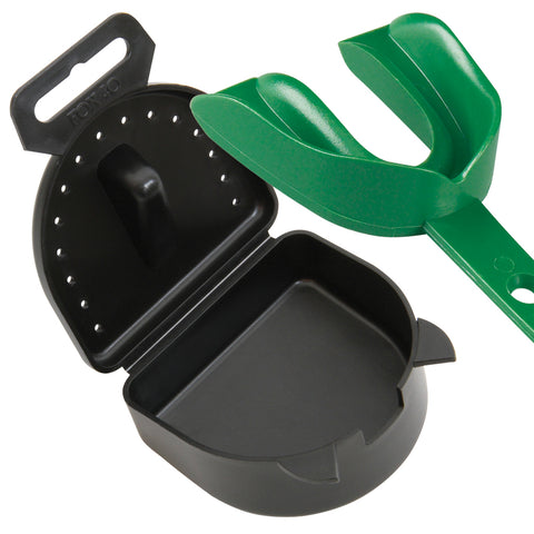 Master Mouthguard W/Strap In Case - OS - WHITE