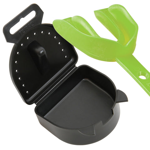 Master Mouthguard W/Strap In Case - OS - NEON
