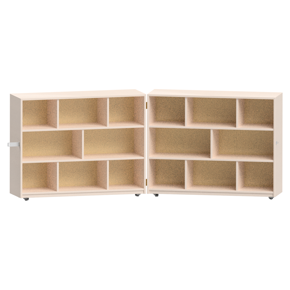 Maple Heritage Folding Storage -36"H