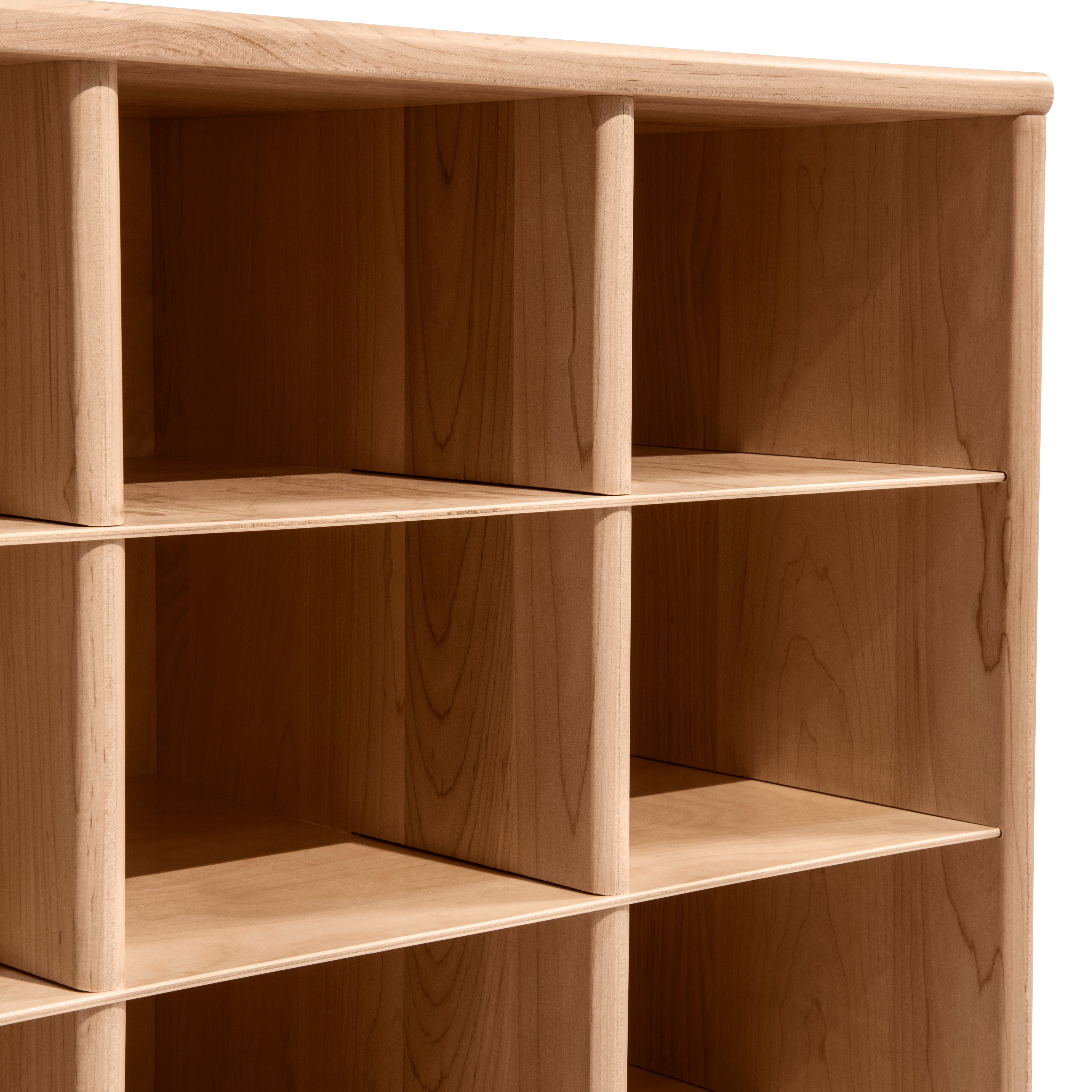 Maple Heritage (20) Cubby Tray Storage without Trays