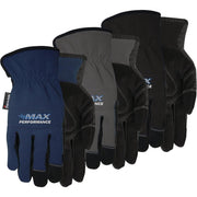 Midwest Gloves & Gear Max Performance Men's XL Synthetic Leather Lined Glove