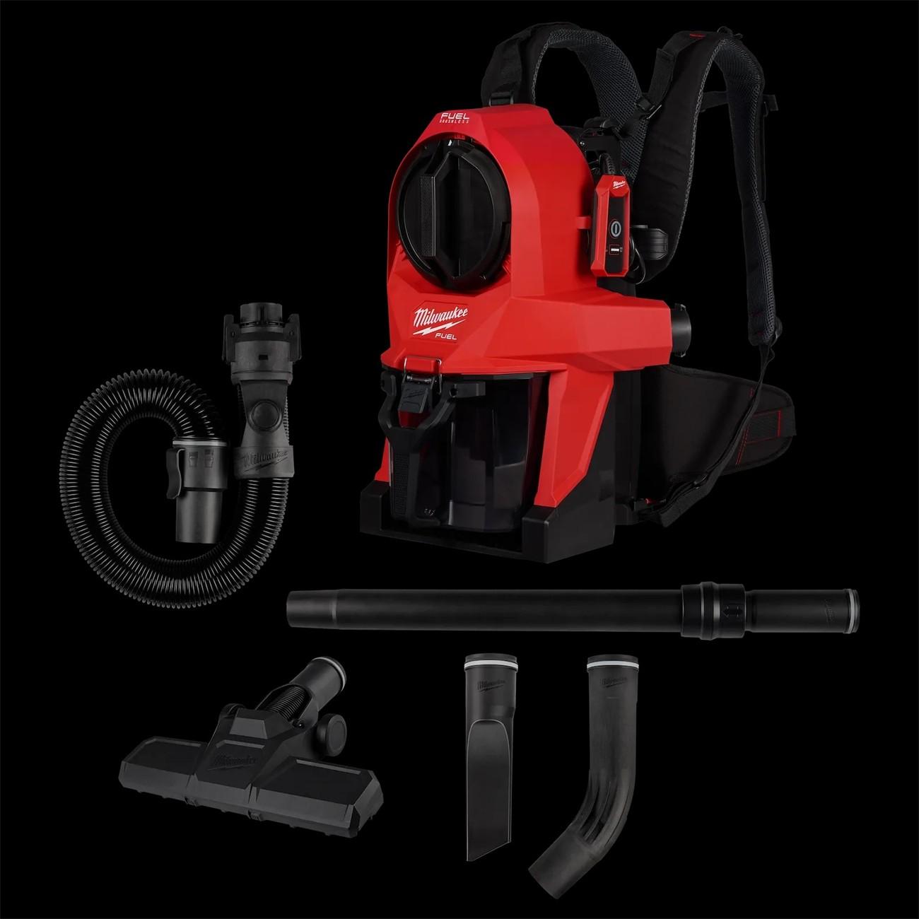 0895-20 Milwaukee, 3-in-1 Backpack Vacuum, M18, Powerstate Brushless, HEPA