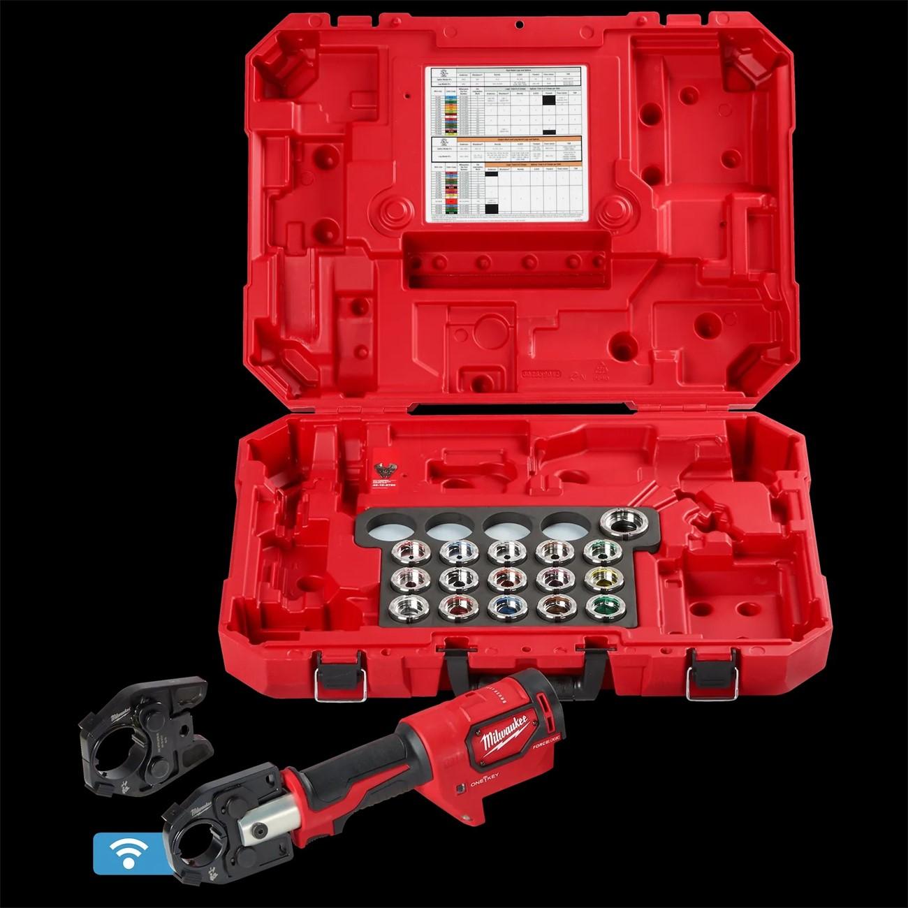 2679750CU Milwaukee, 600 Mcm Cu Crimper With 750 Mcm Expanded Jaw And Dies