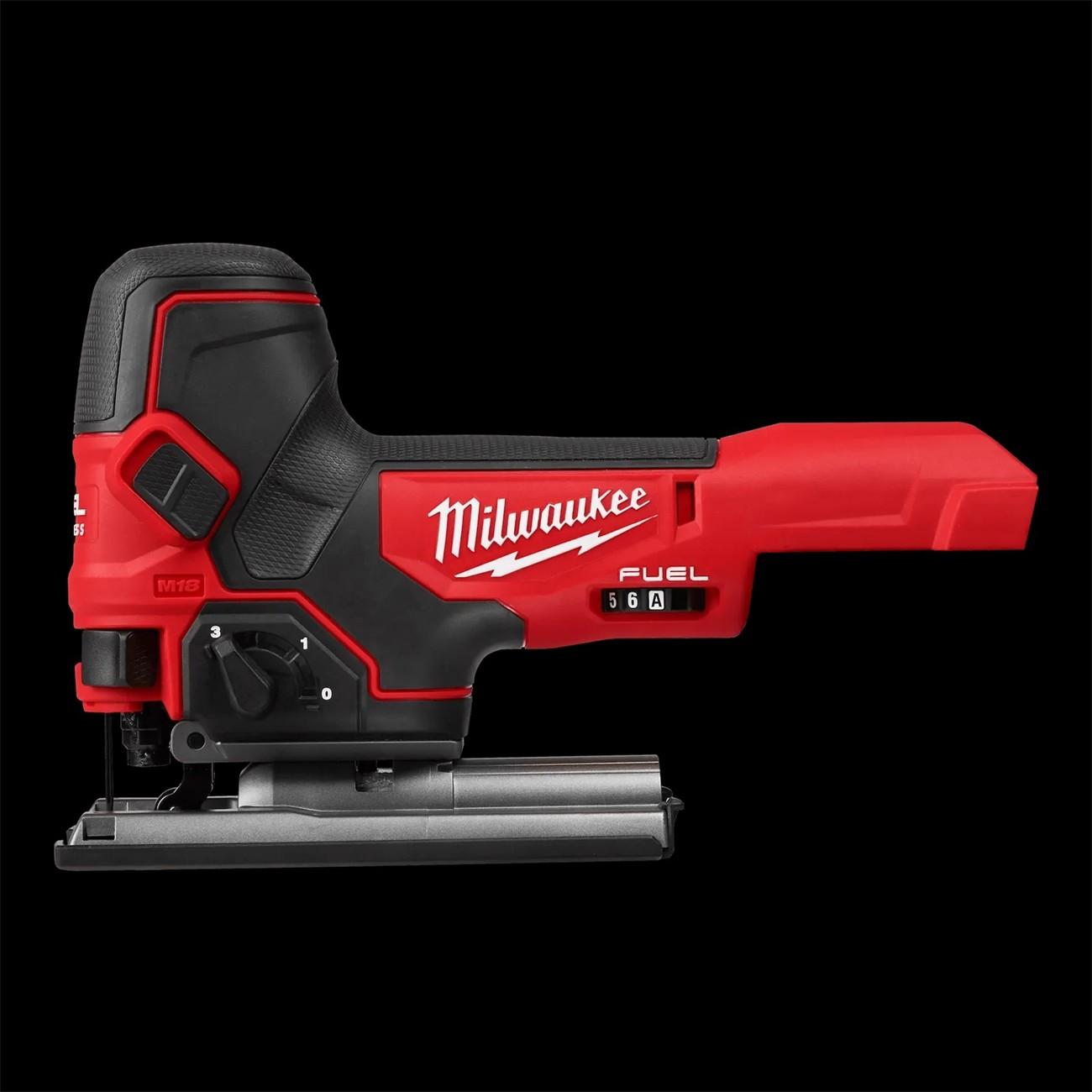 2737B-20 Milwaukee, Barrel Grip Jig Saw, M18, Barrel Grip, Black, Red, Metal