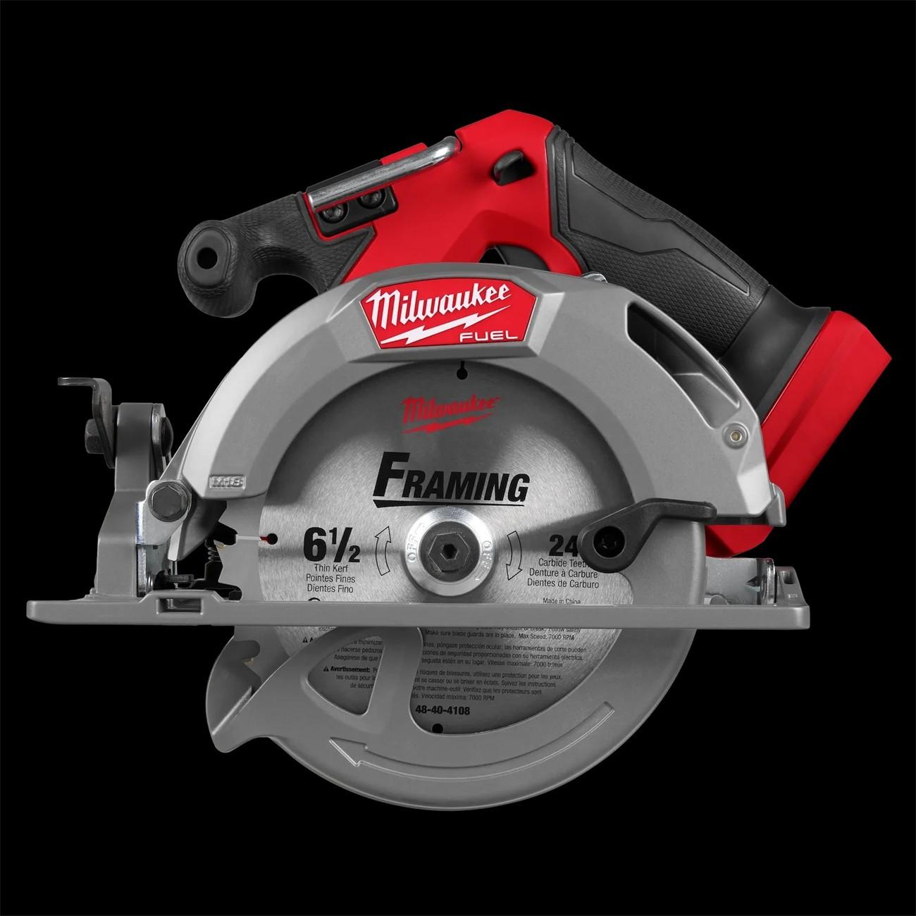 2833-20 Milwaukee, Circular Saw, M18 Fuel, 6-1/2 Inch Size, 2-1/4 Inch Cut