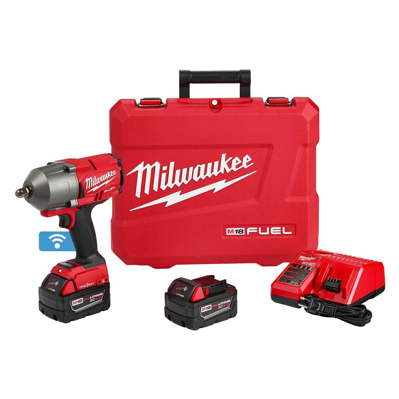 Impact Wrench, Cordless, 1/2 Inch Drive, 1100 ft lb, 18 V