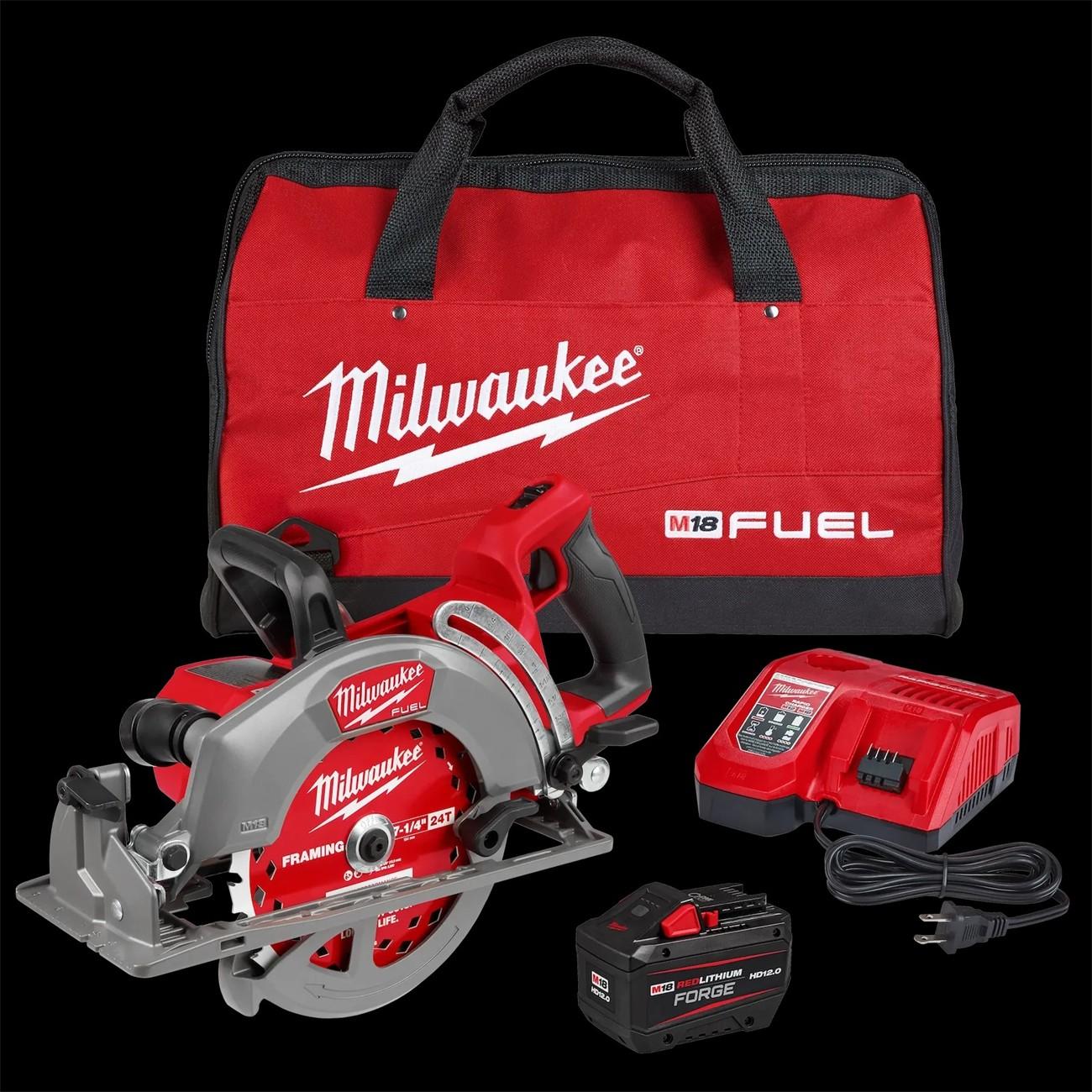 2930-21HD Milwaukee, Rear Handle Circular Saw Kit, M18, Powerstate Brushless