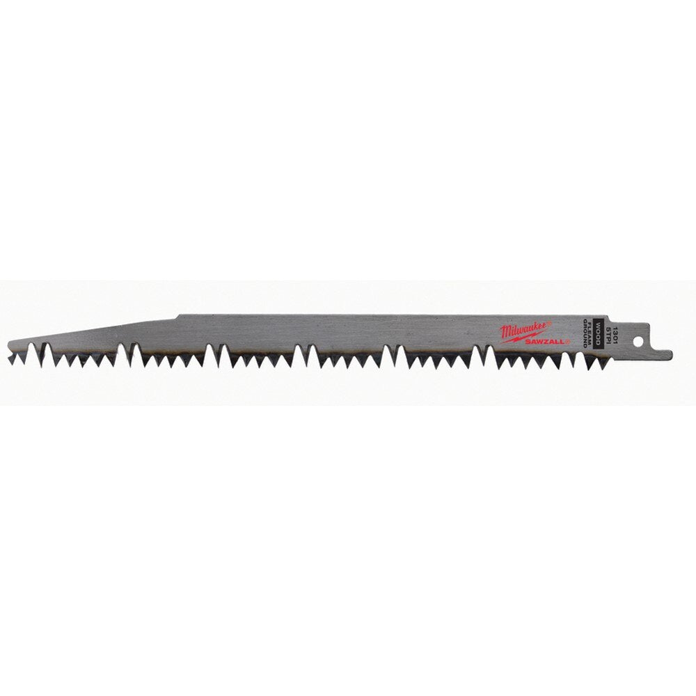 Reciprocating Saw Blade, Steel, 9 Inch L, 3/4 Inch W