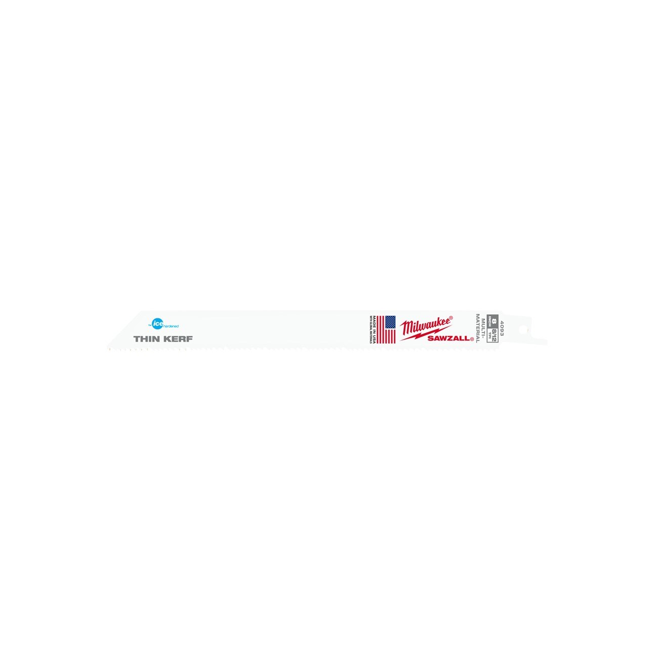 Reciprocating Saw Blade, High Speed Steel, 8 Inch L, 5PK