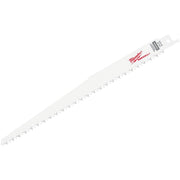 Milwaukee SAWZALL 9 In. 6 TPI Wood Fleam Ground Reciprocating Saw Blade (5-Pack)