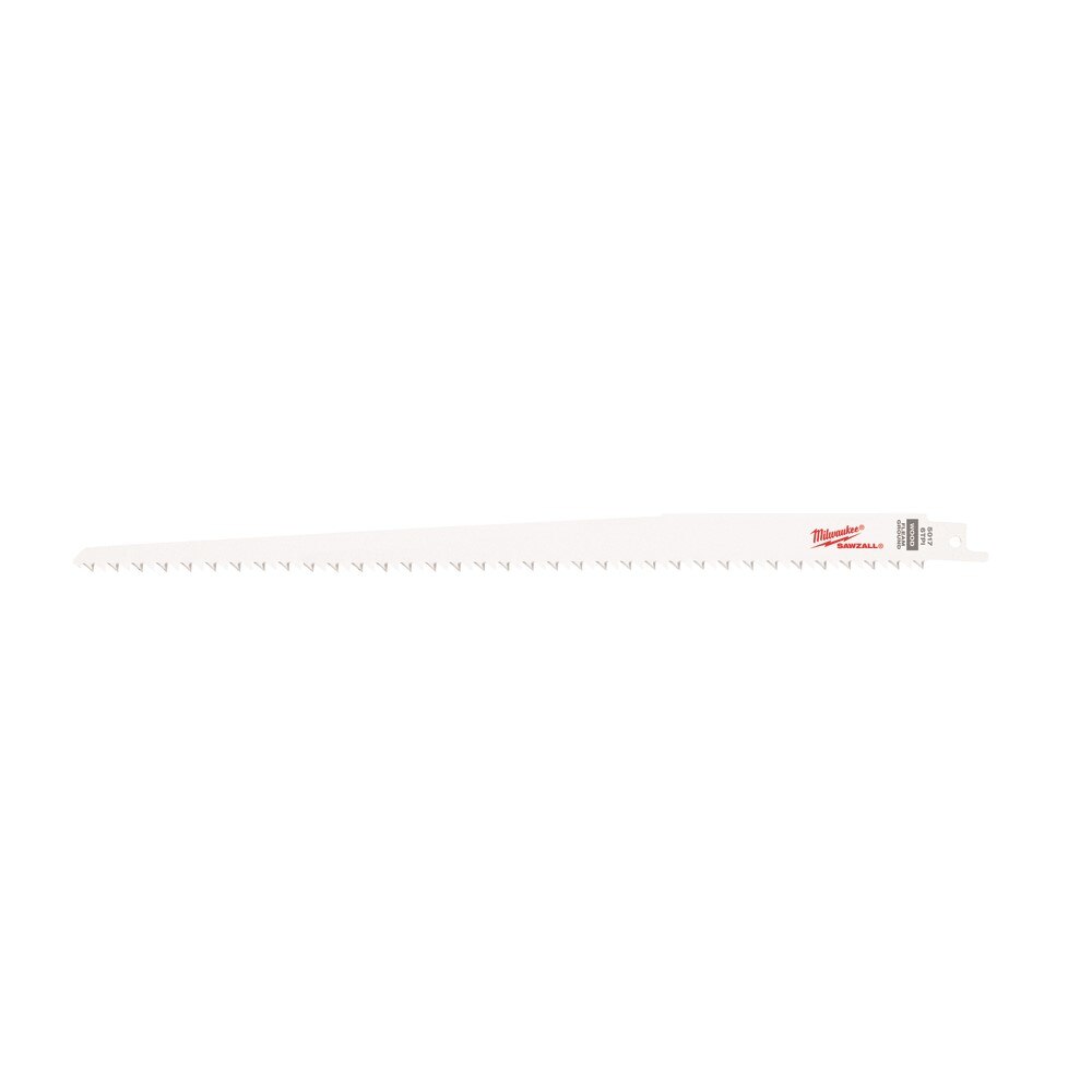 Reciprocating Saw Blade, Bi-Metal, 12 Inch, 3/4 Inch W, 5PK
