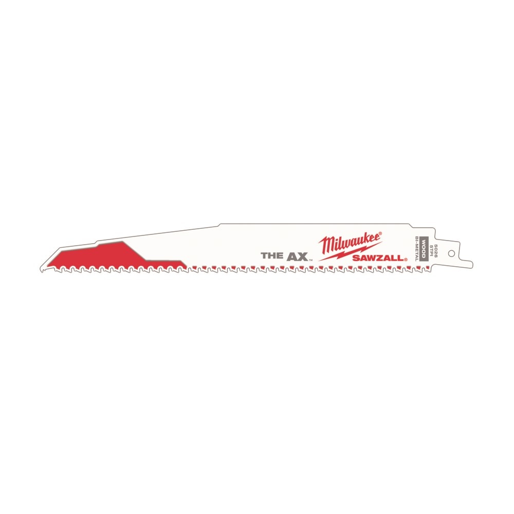 Reciprocating Saw Blade, Bi-Metal, 9 Inch L, 1 Inch W, 5PK