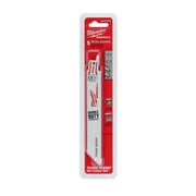 Reciprocating Saw Blade, Bi-Metal, 6 Inch L, 3/4 Inch W, 5/PK