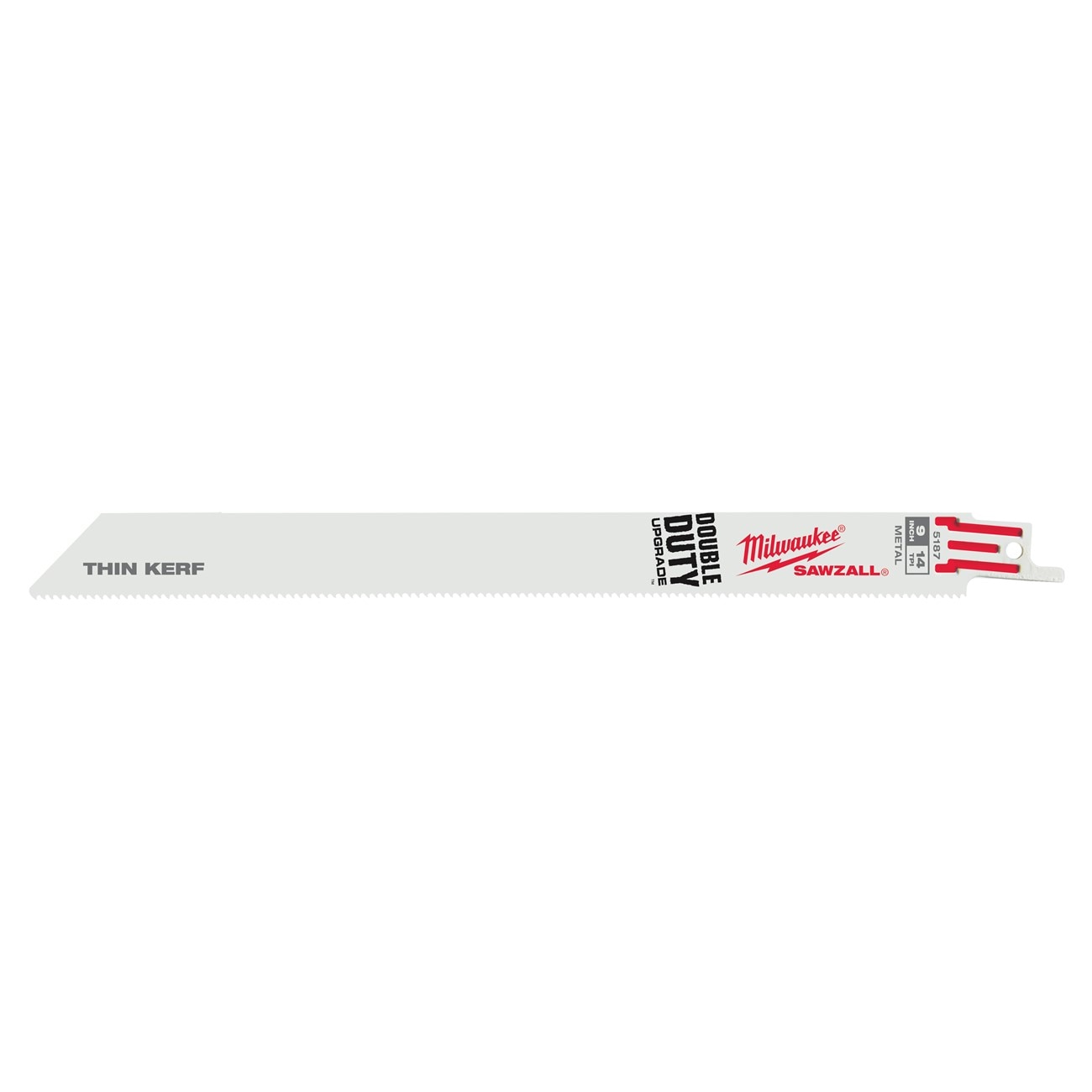 Reciprocating Saw Blade, Bi-Metal, 9 Inch L, 3/4 Inch W, 5PK