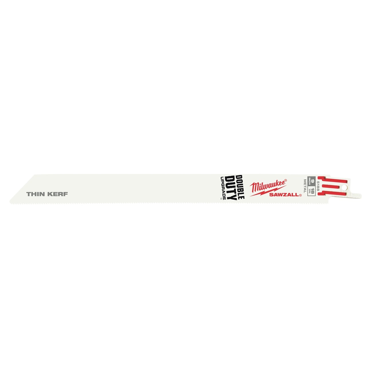 Reciprocating Saw Blade, Bi-Metal, 9 Inch L, 3/4 Inch W, 5PK