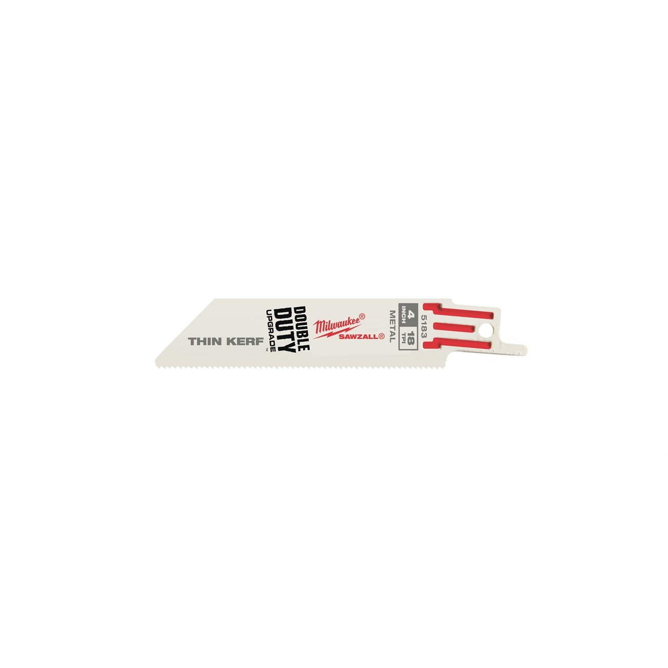 Reciprocating Saw Blade, Bi-Metal, 12 Inch, 3/4 Inch W, 5PK