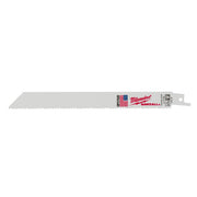 Reciprocating Saw Blade, Bi-Metal, 8 Inch L, 3/4 Inch W, 5PK