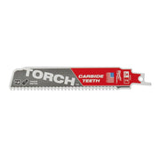 Reciprocating Saw Blade, Carbide, 6 Inch L, 3/4 Inch W