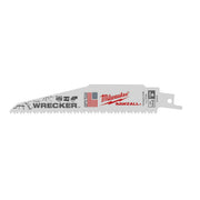 Reciprocating Saw Blade, High Speed Steel, 6 Inch L, 5PK