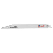 Reciprocating Saw Blade, High Speed Steel, 12 Inch L, 5PK