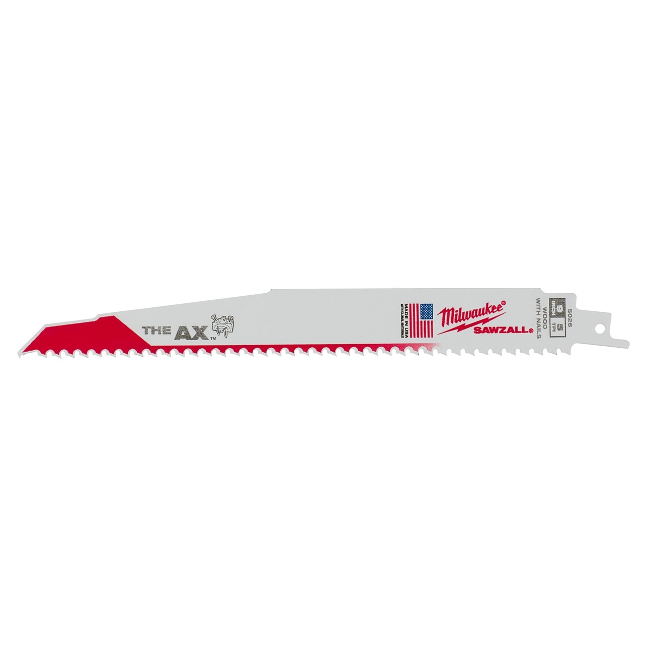 Reciprocating Saw Blade, Bi-Metal, 9 Inch L, 1 Inch W, 25PK